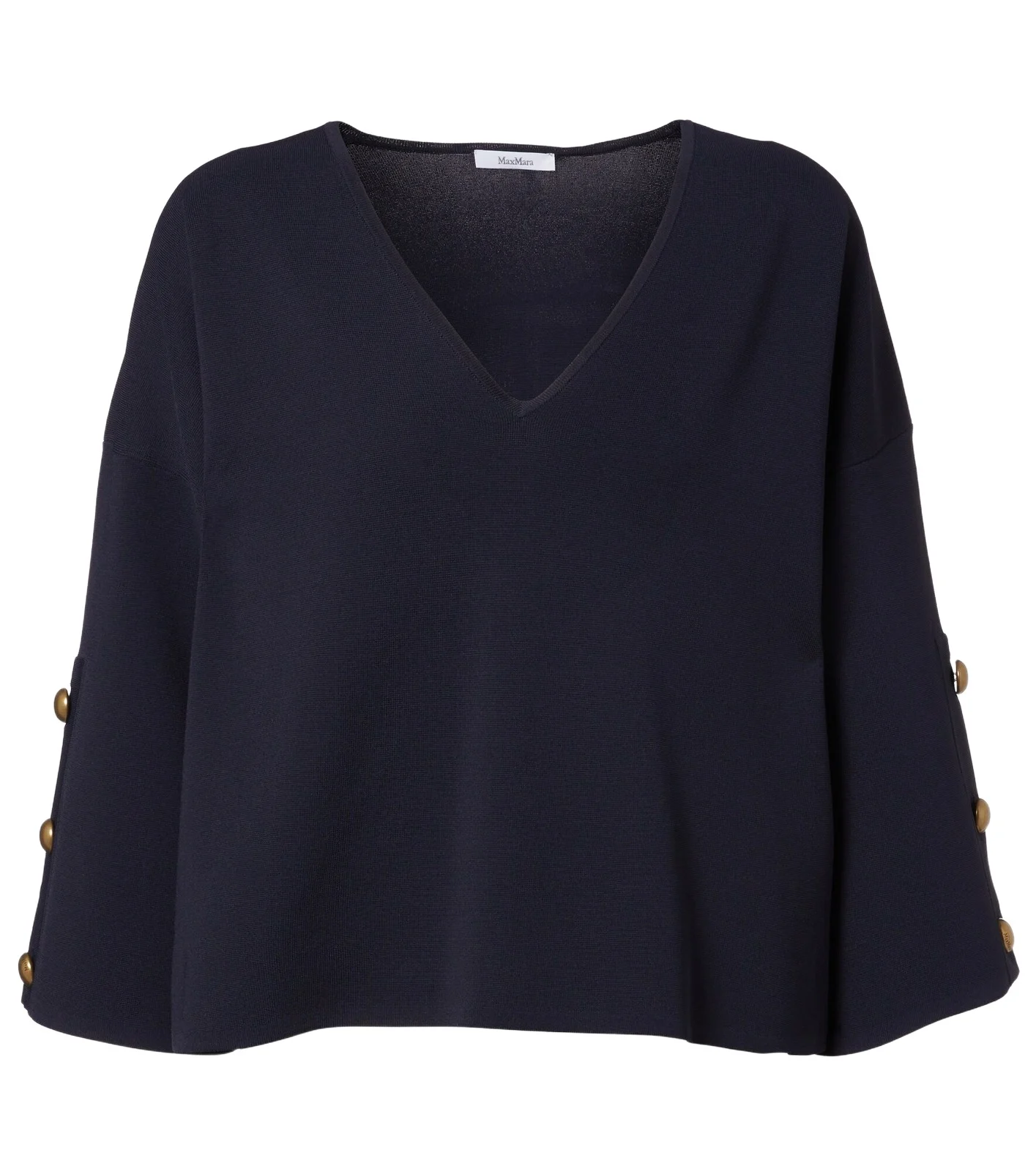Max Mara Embellished crêpe top