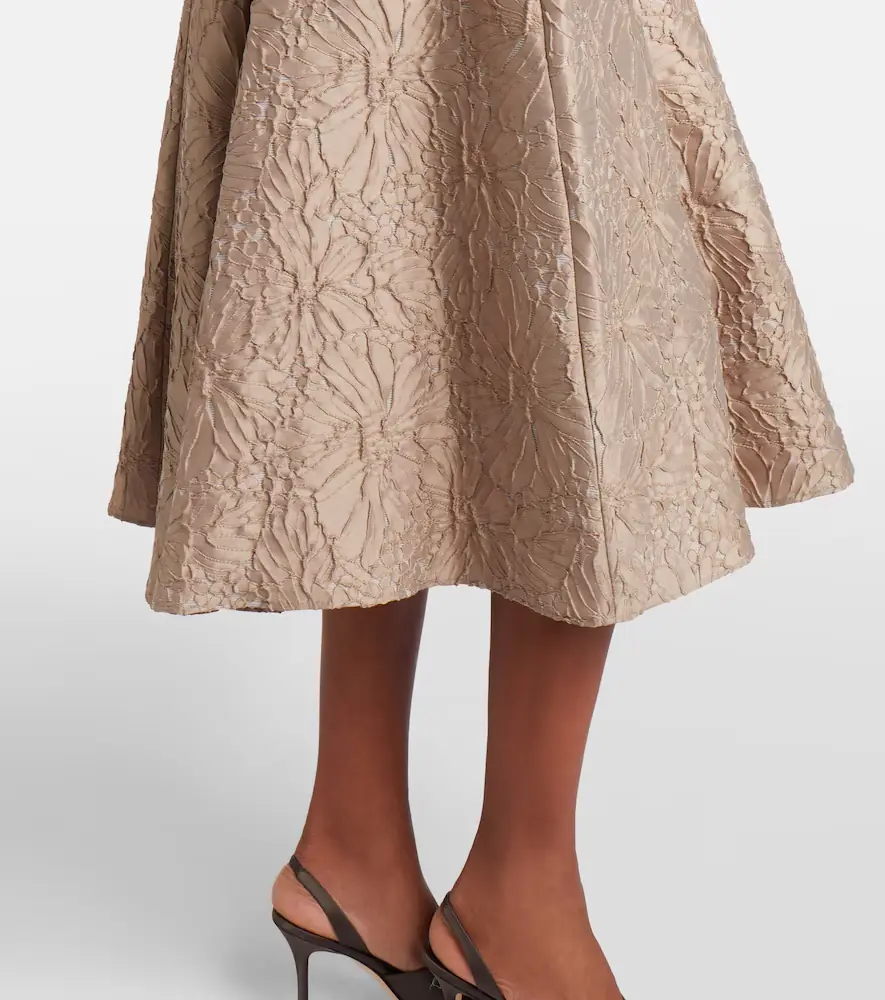 'S Max Mara 'S Max Mara Belted jacquard midi dress | Thumbnail 5 'S Max Mara 'S Max Mara Belted jacquard midi dress | Thumbnail 5