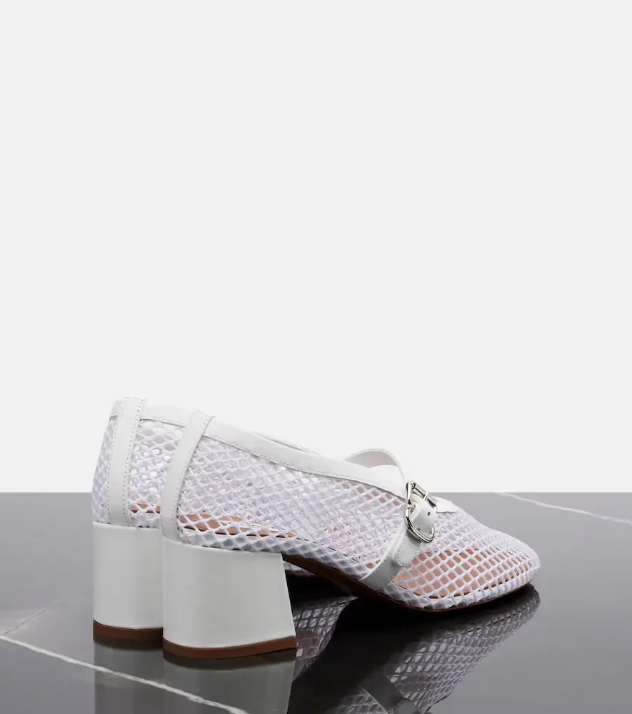 Alaïa Alaïa Babies mesh Mary Jane pumps | Thumbnail 2 Alaïa Alaïa Babies mesh Mary Jane pumps | Thumbnail 2