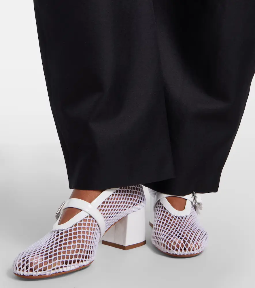 Alaïa Alaïa Babies mesh Mary Jane pumps | Thumbnail 5 Alaïa Alaïa Babies mesh Mary Jane pumps | Thumbnail 5