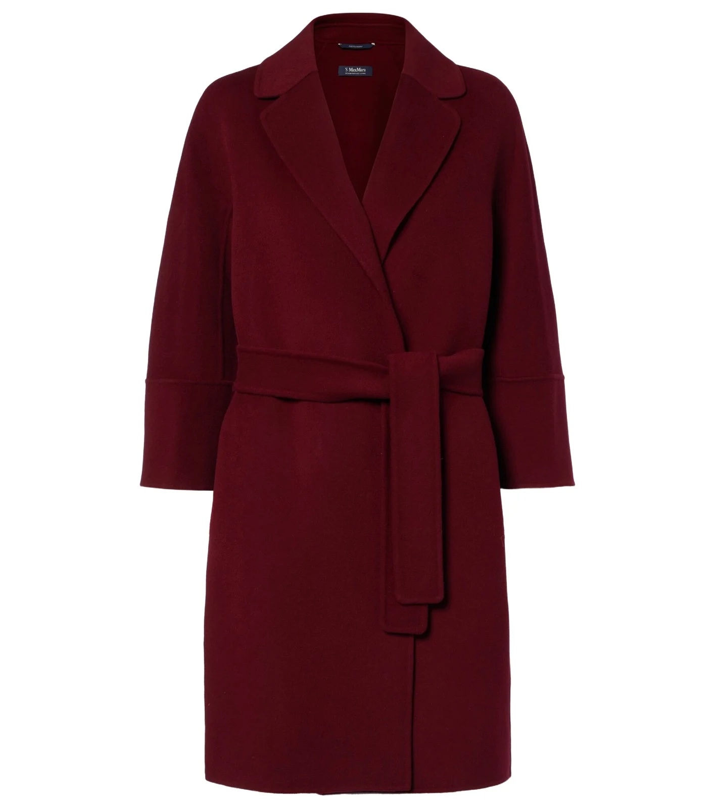 Wool wrap coat