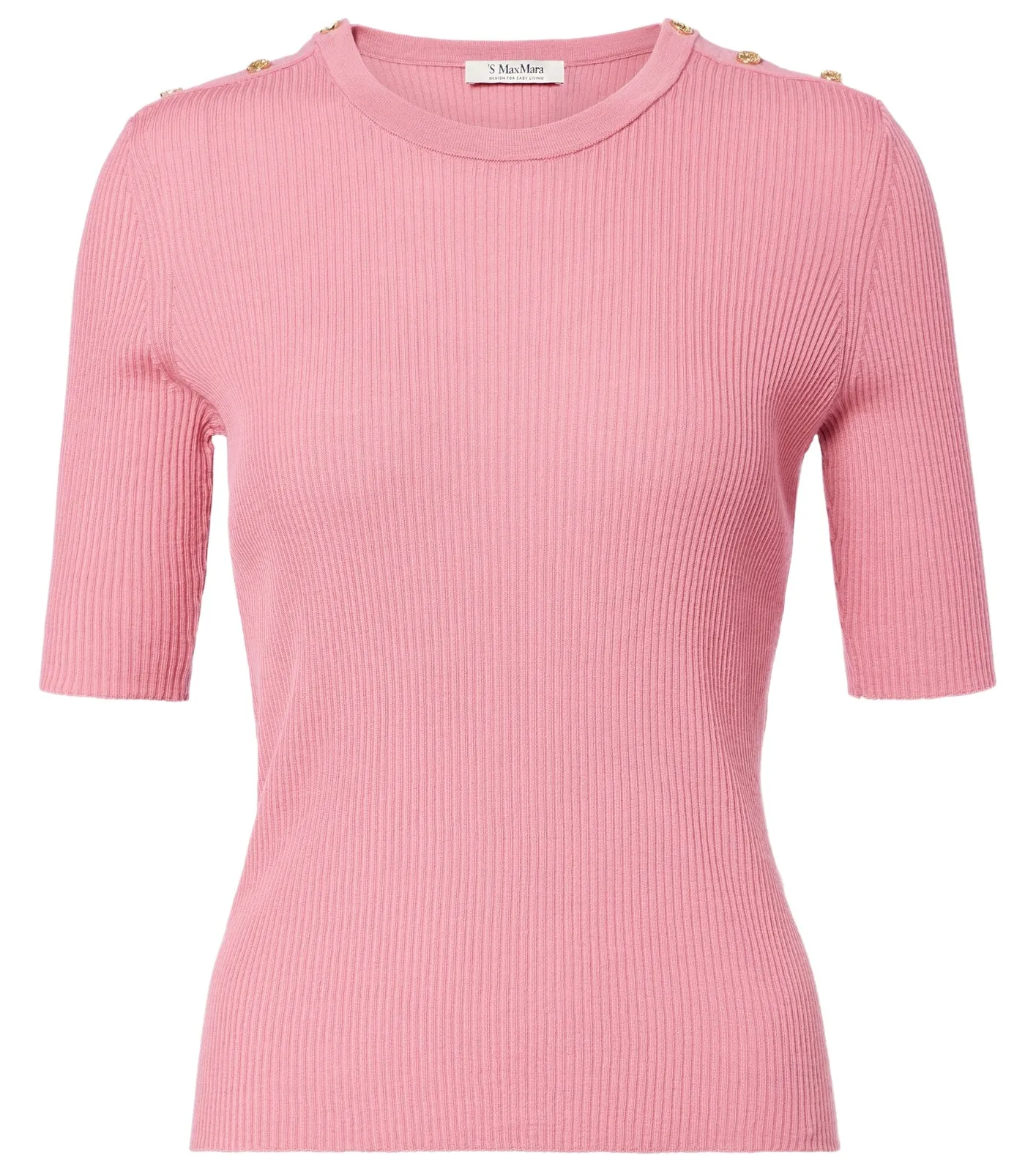 'S Max Mara Ribbed-knit wool top