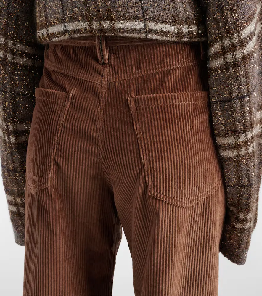 Brunello Cucinelli Cotton corduroy wide-leg pants | Thumbnail 2 Brunello Cucinelli Cotton corduroy wide-leg pants | Thumbnail 2