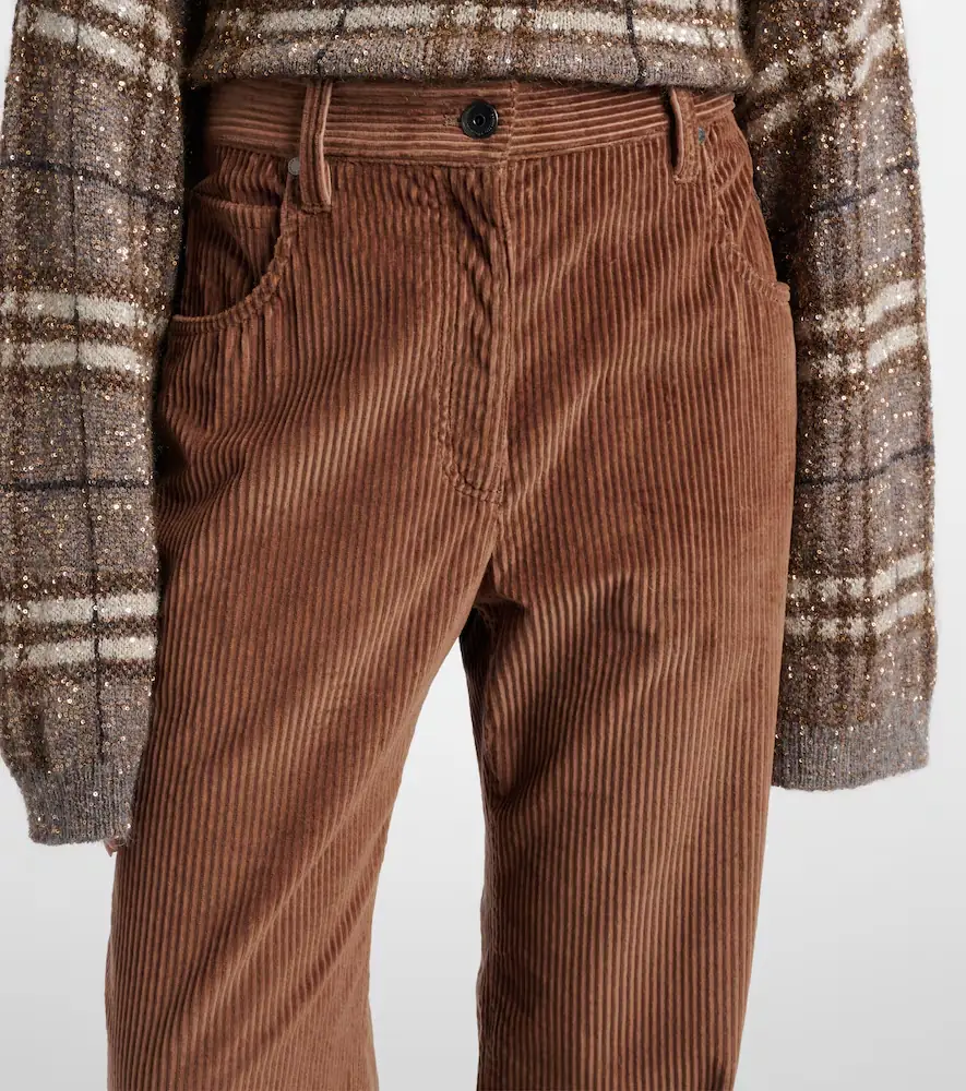 Brunello Cucinelli Cotton corduroy wide-leg pants | Thumbnail 5 Brunello Cucinelli Cotton corduroy wide-leg pants | Thumbnail 5