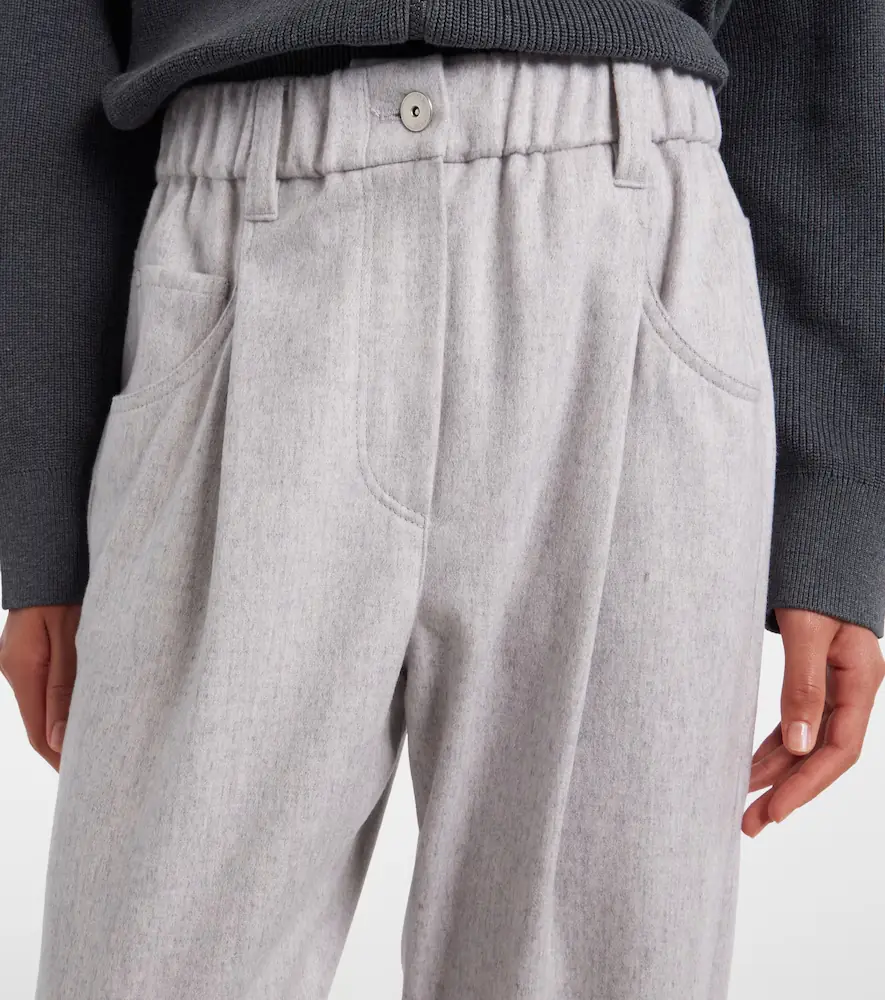 Brunello Cucinelli Monili wool tapered pants | Thumbnail 2 Brunello Cucinelli Monili wool tapered pants | Thumbnail 2