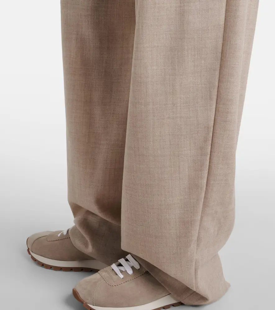 Brunello Cucinelli Monili virgin wool wide-leg pants | Thumbnail 6