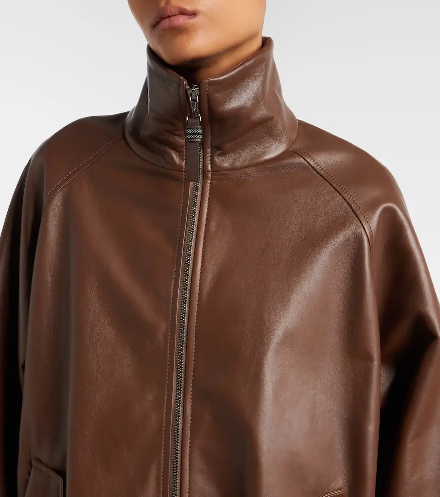 Brunello Cucinelli Monili leather jacket | Thumbnail 5