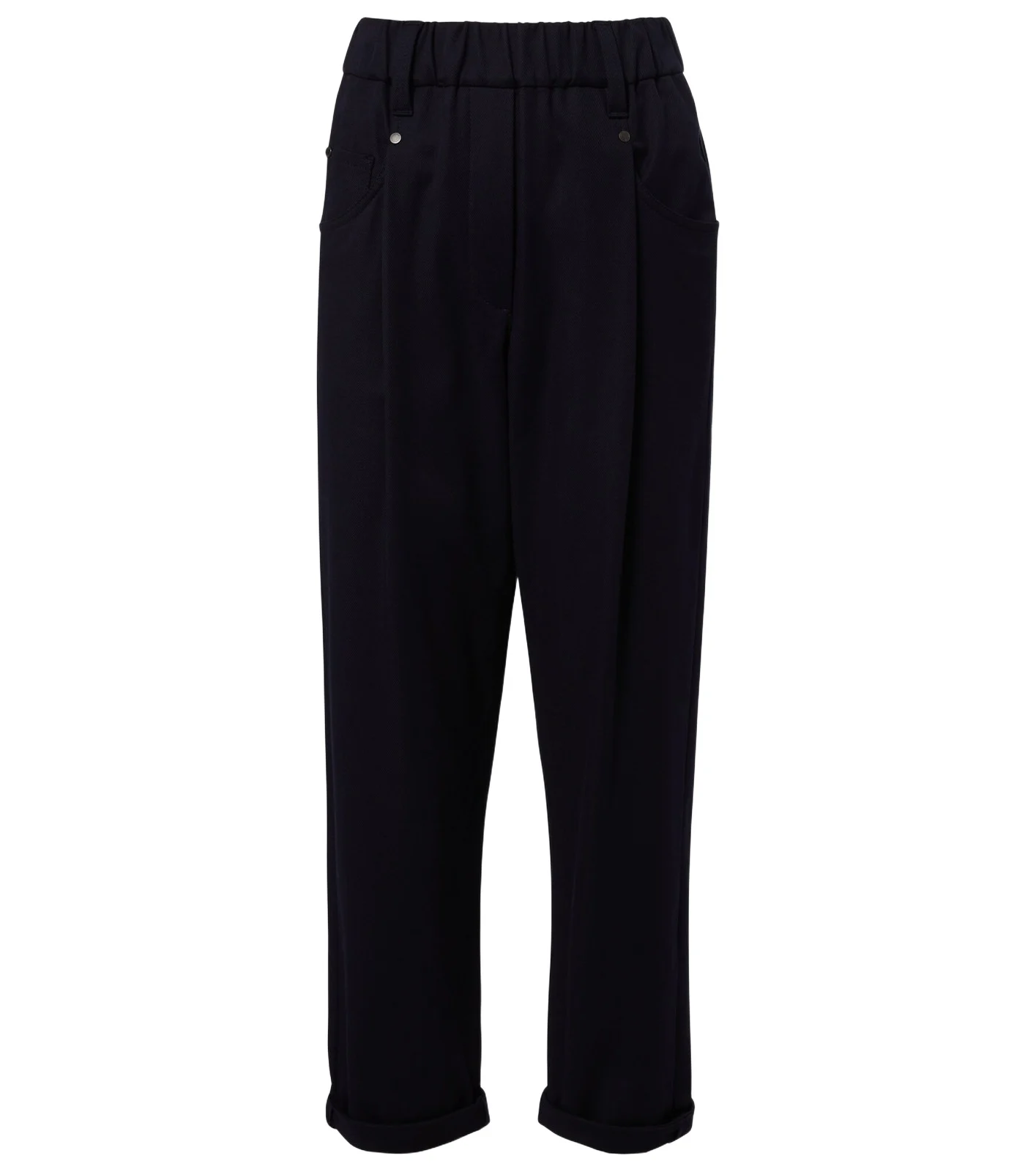 Monili cotton-blend straight pants Monili cotton-blend straight pants