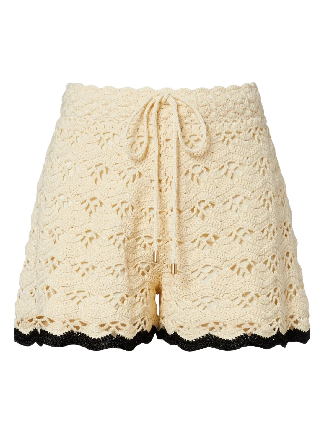 Zimmermann Aster crochet cotton shorts
