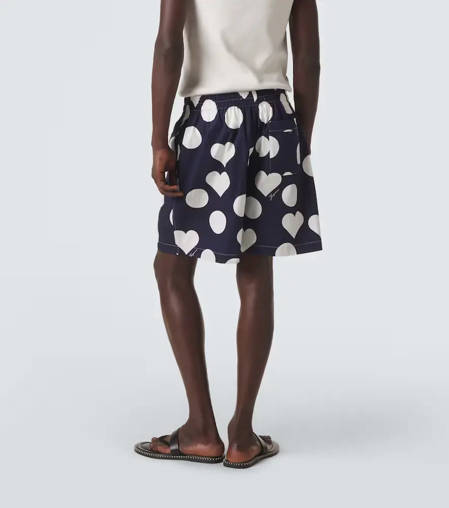 Jacquemus Caleçon polka-dot cotton poplin shorts | Thumbnail 5