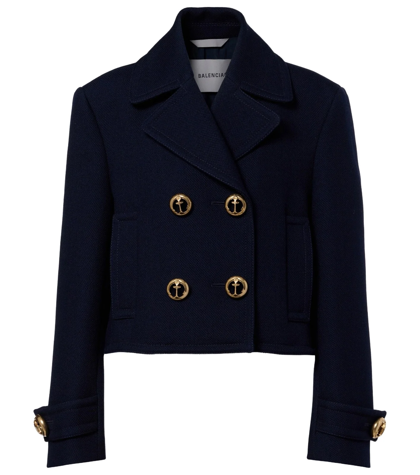 Double-breasted wool jacket Double-breasted wool jacket