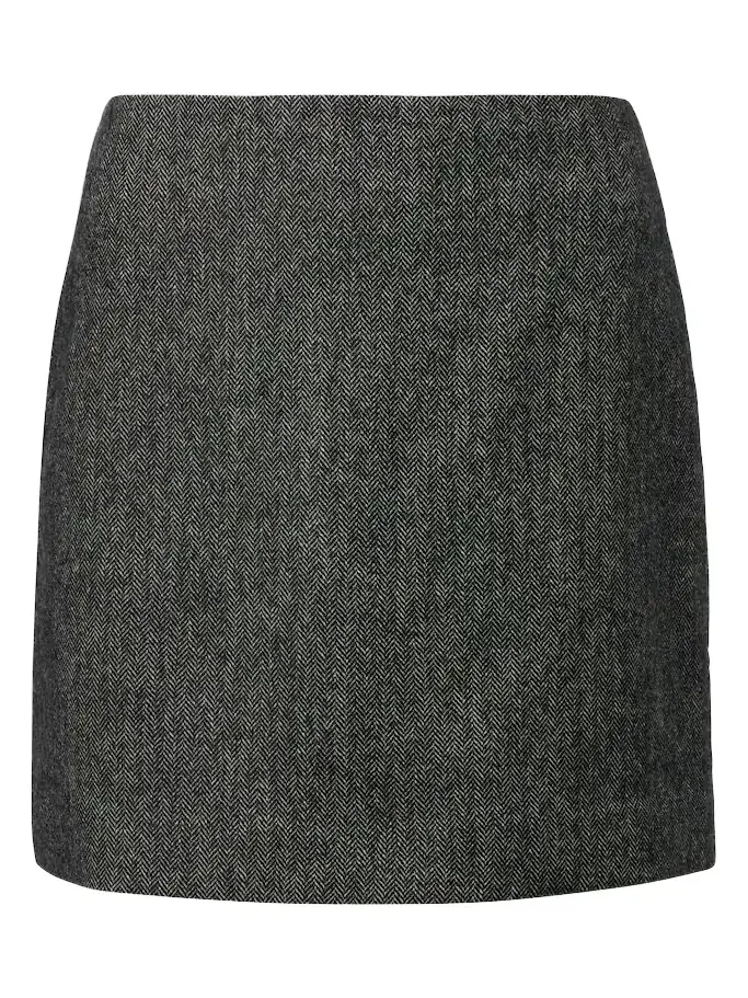 Blazé Milano Coci herringbone wool-blend miniskirt Blazé Milano Coci herringbone wool-blend miniskirt