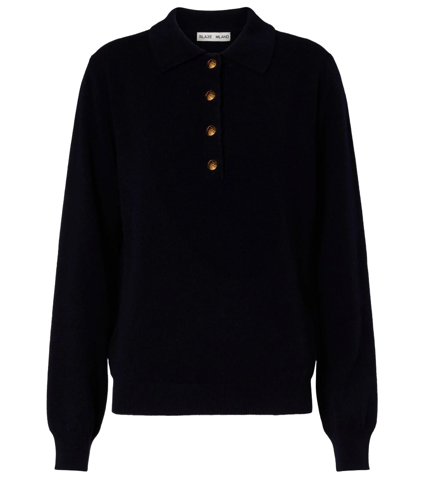 Blazé Milano Highland wool and cashmere polo sweater