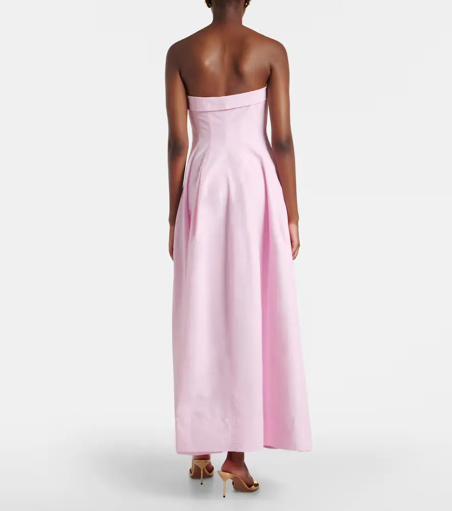 Simkhai Avril cotton-blend bustier gown | Thumbnail 4 Simkhai Avril cotton-blend bustier gown | Thumbnail 4