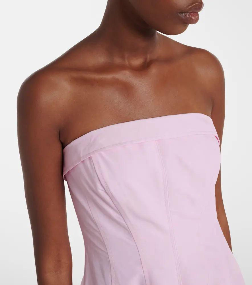 Simkhai Avril cotton-blend bustier gown | Thumbnail 6 Simkhai Avril cotton-blend bustier gown | Thumbnail 6