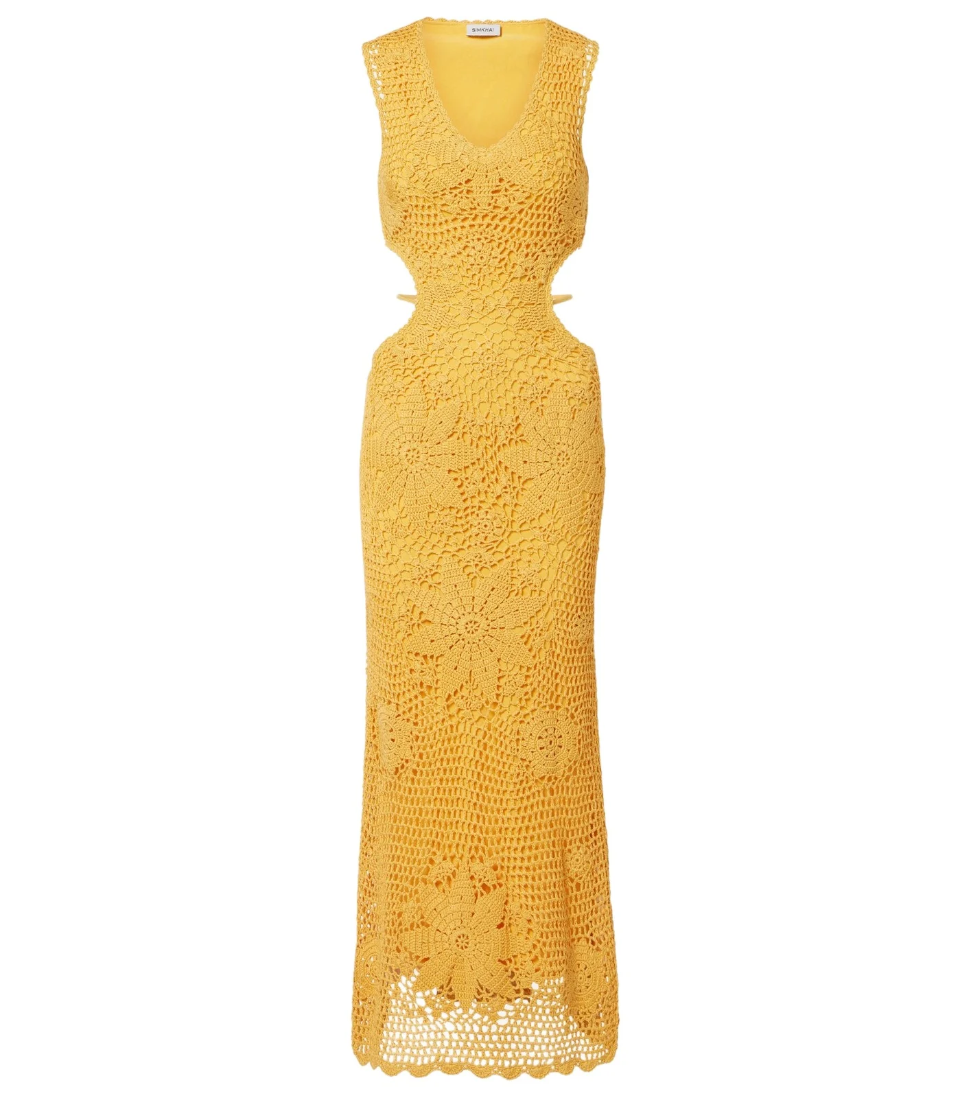 Lyla crochet floral cotton maxi dress Lyla crochet floral cotton maxi dress