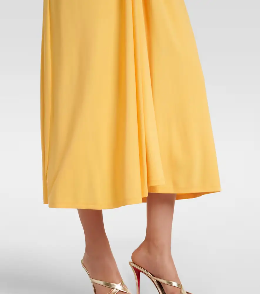 Simkhai Sheyda ruched jersey midi dress | Thumbnail 2 Simkhai Sheyda ruched jersey midi dress | Thumbnail 2