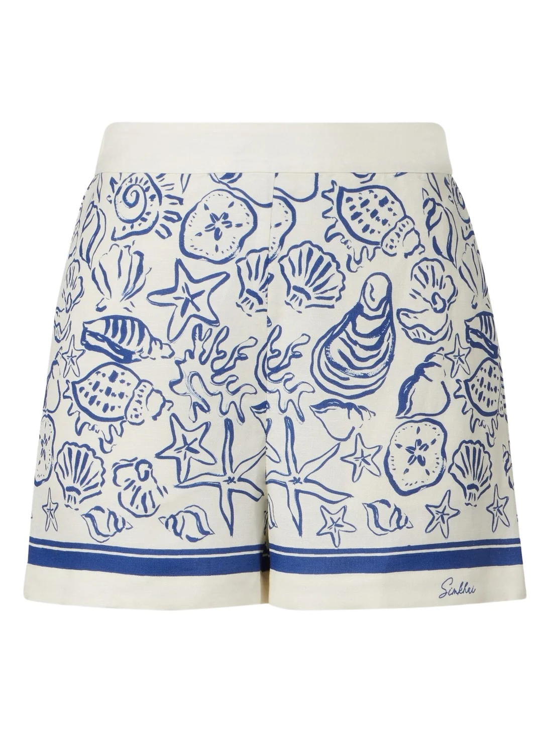 Keaton printed linen-blend shorts Keaton printed linen-blend shorts