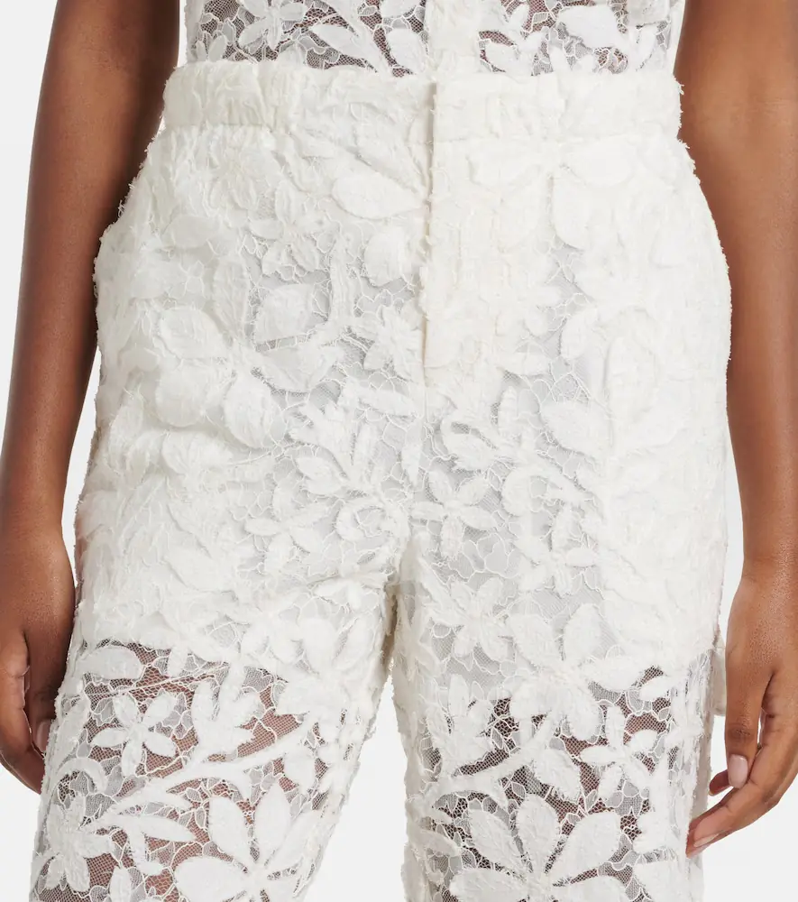 Simkhai Floral lace straight pants | Thumbnail 2 Simkhai Floral lace straight pants | Thumbnail 2