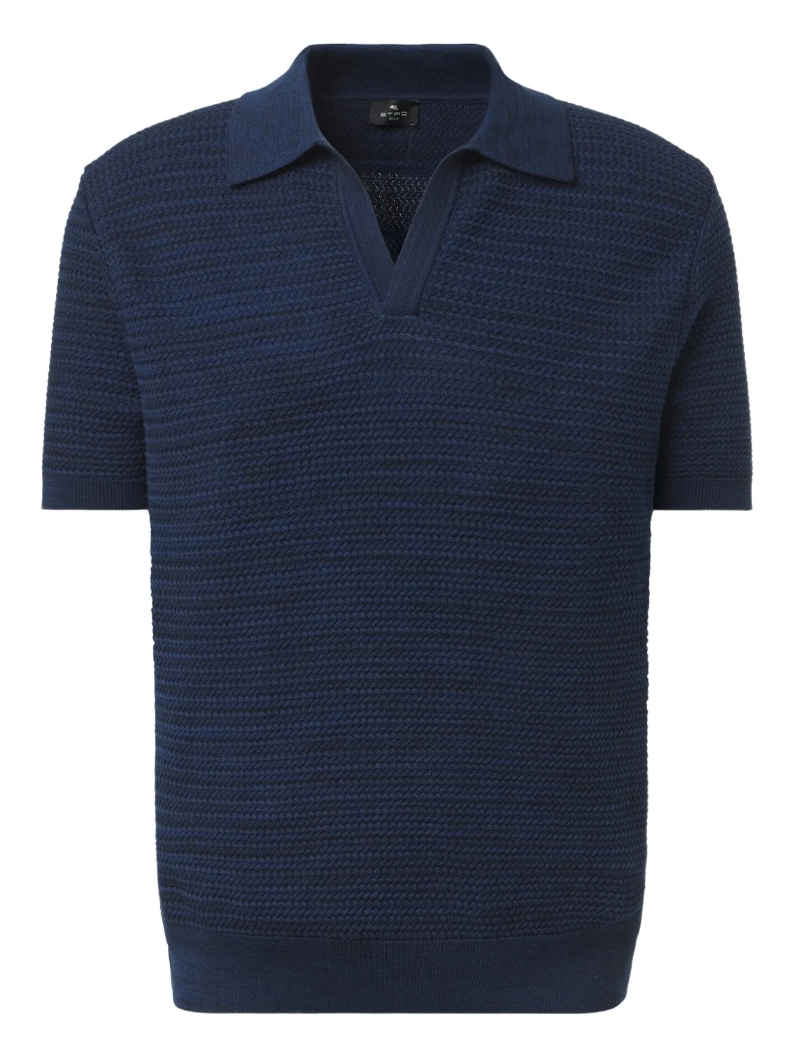 Cotton polo sweater