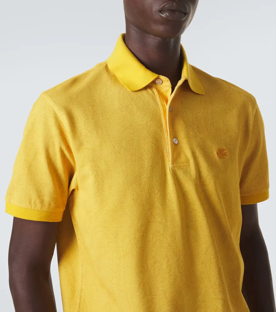 Etro Paisley cotton piqué polo shirt | Thumbnail 2 Etro Paisley cotton piqué polo shirt | Thumbnail 2