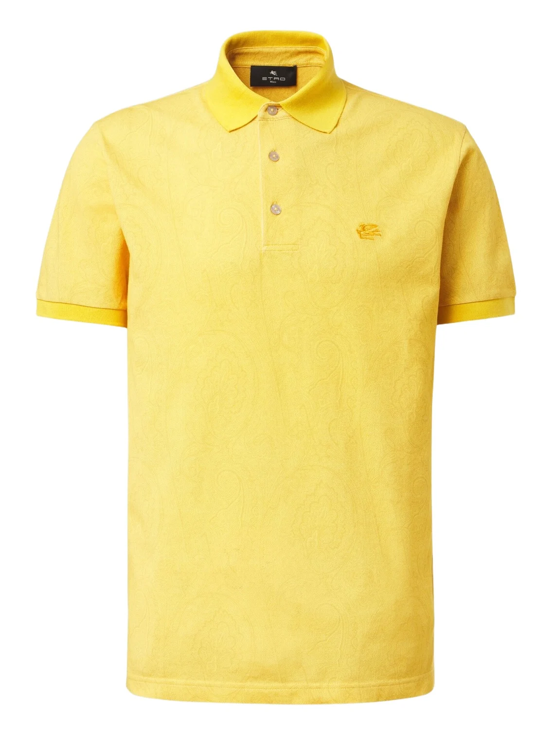 Paisley cotton piqué polo shirt Paisley cotton piqué polo shirt