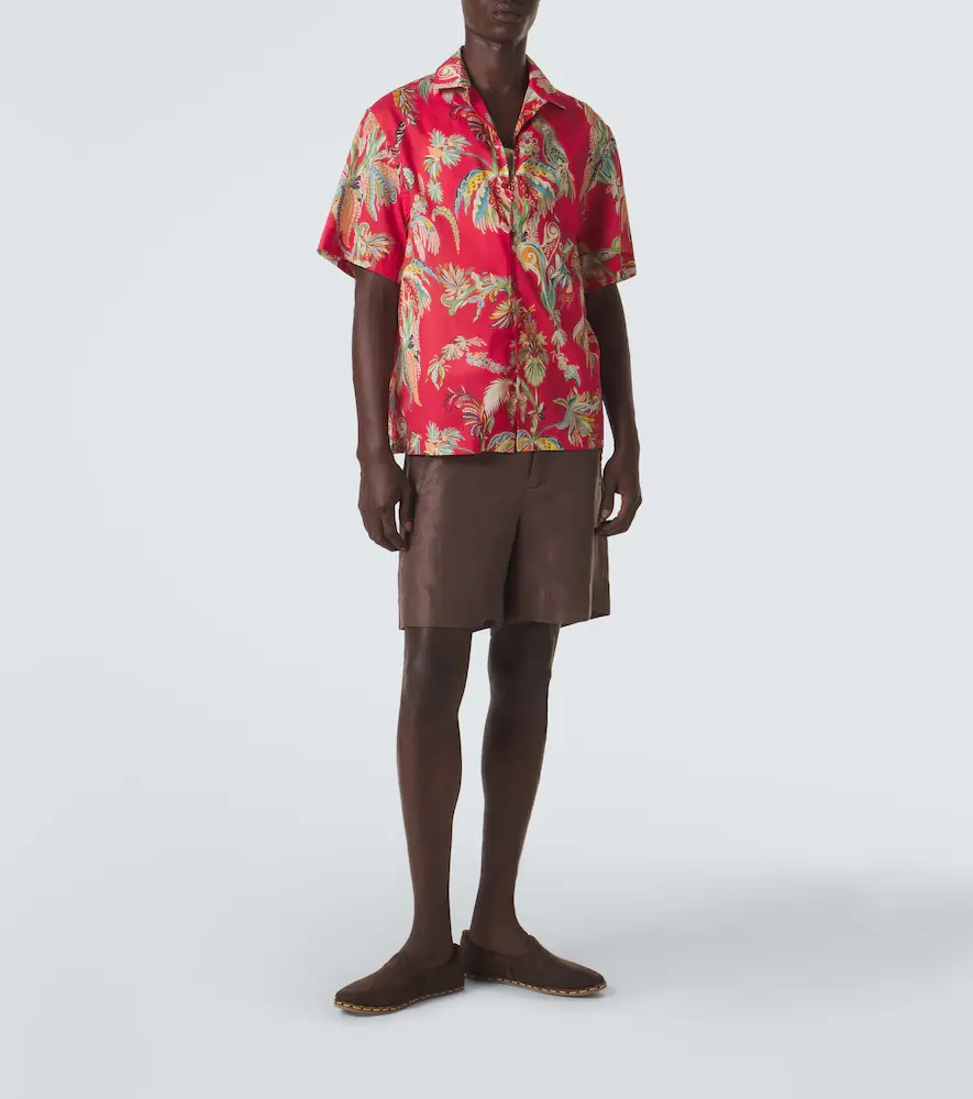 Etro Paisley cotton bowling shirt | Thumbnail 3