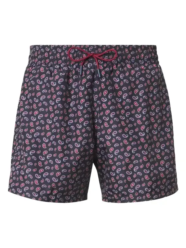 Paisley swim trunks