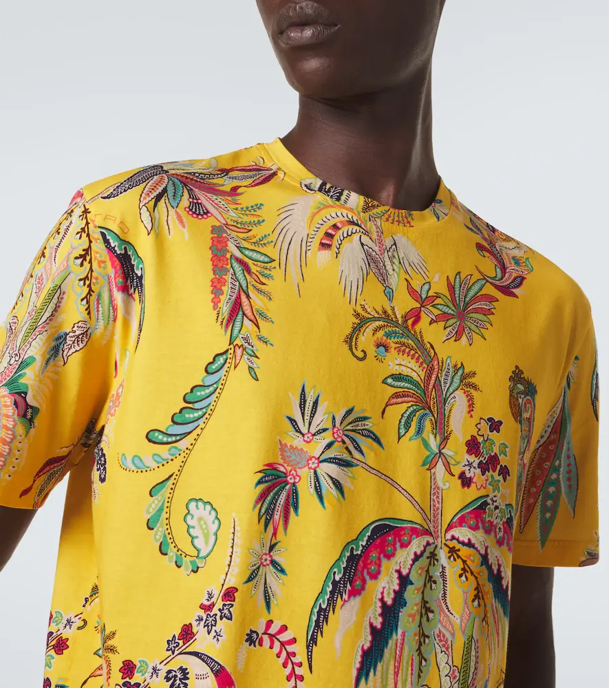 Etro Printed cotton jersey T-shirt | Thumbnail 2 Etro Printed cotton jersey T-shirt | Thumbnail 2