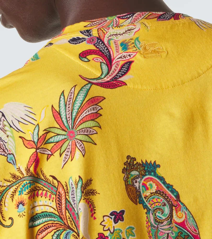 Etro Printed cotton jersey T-shirt | Thumbnail 5 Etro Printed cotton jersey T-shirt | Thumbnail 5