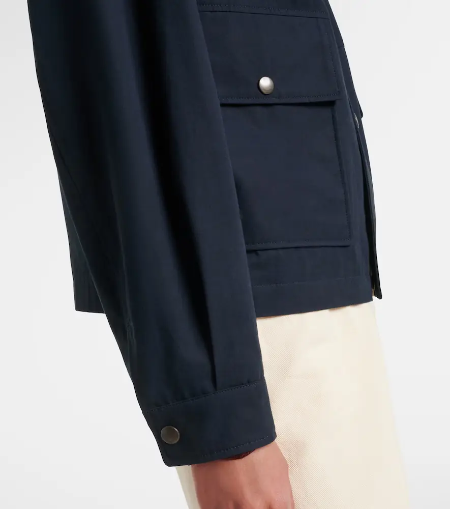 Saint Laurent Reversible cotton blouson jacket | Thumbnail 2 Saint Laurent Reversible cotton blouson jacket | Thumbnail 2