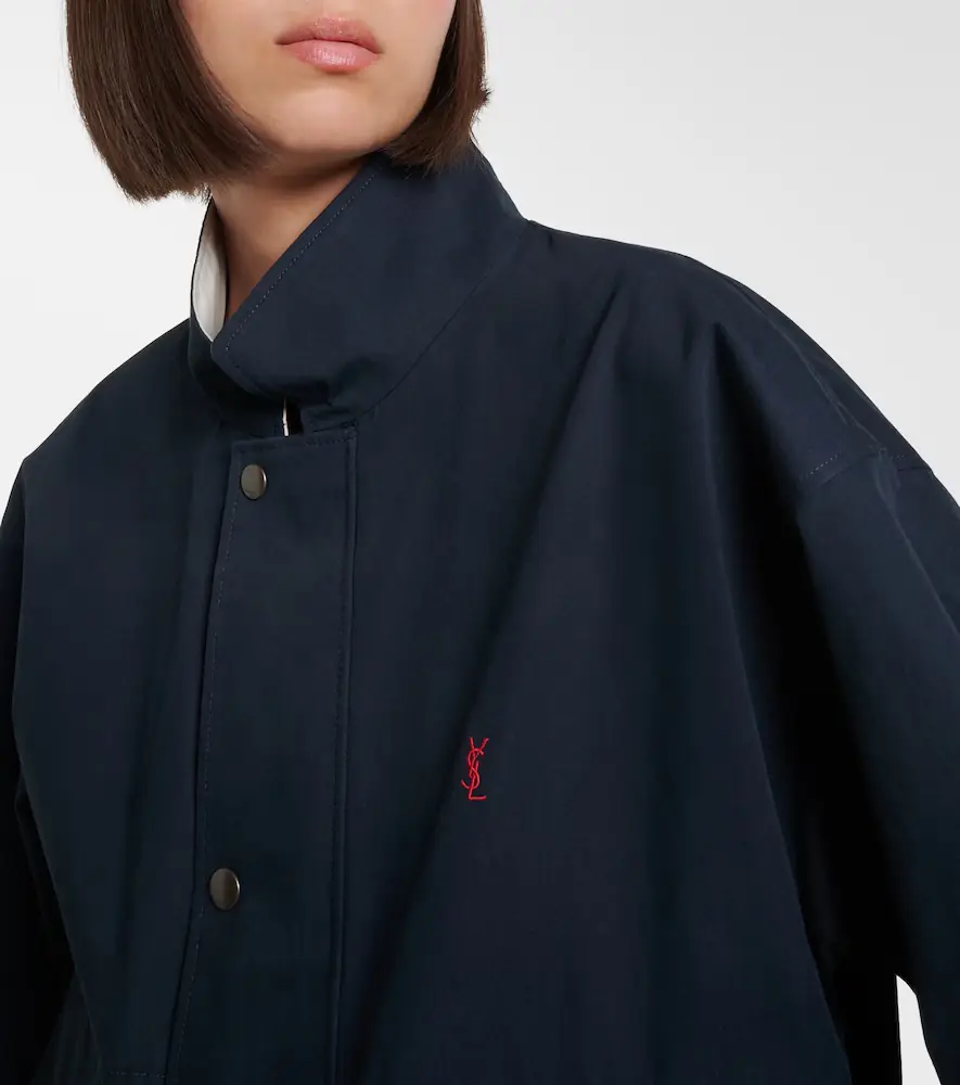 Saint Laurent Reversible cotton blouson jacket | Thumbnail 3 Saint Laurent Reversible cotton blouson jacket | Thumbnail 3