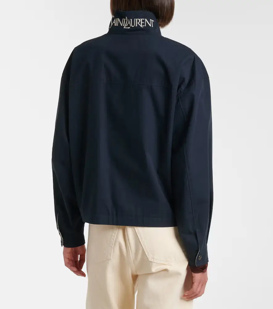 Saint Laurent Reversible cotton blouson jacket | Thumbnail 4 Saint Laurent Reversible cotton blouson jacket | Thumbnail 4