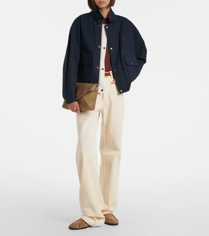 Saint Laurent Reversible cotton blouson jacket | Thumbnail 6 Saint Laurent Reversible cotton blouson jacket | Thumbnail 6