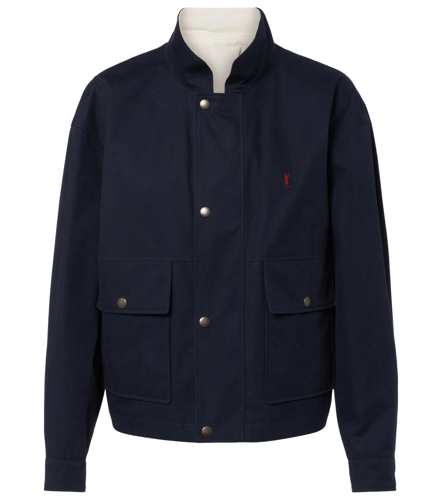 Reversible cotton blouson jacket Reversible cotton blouson jacket