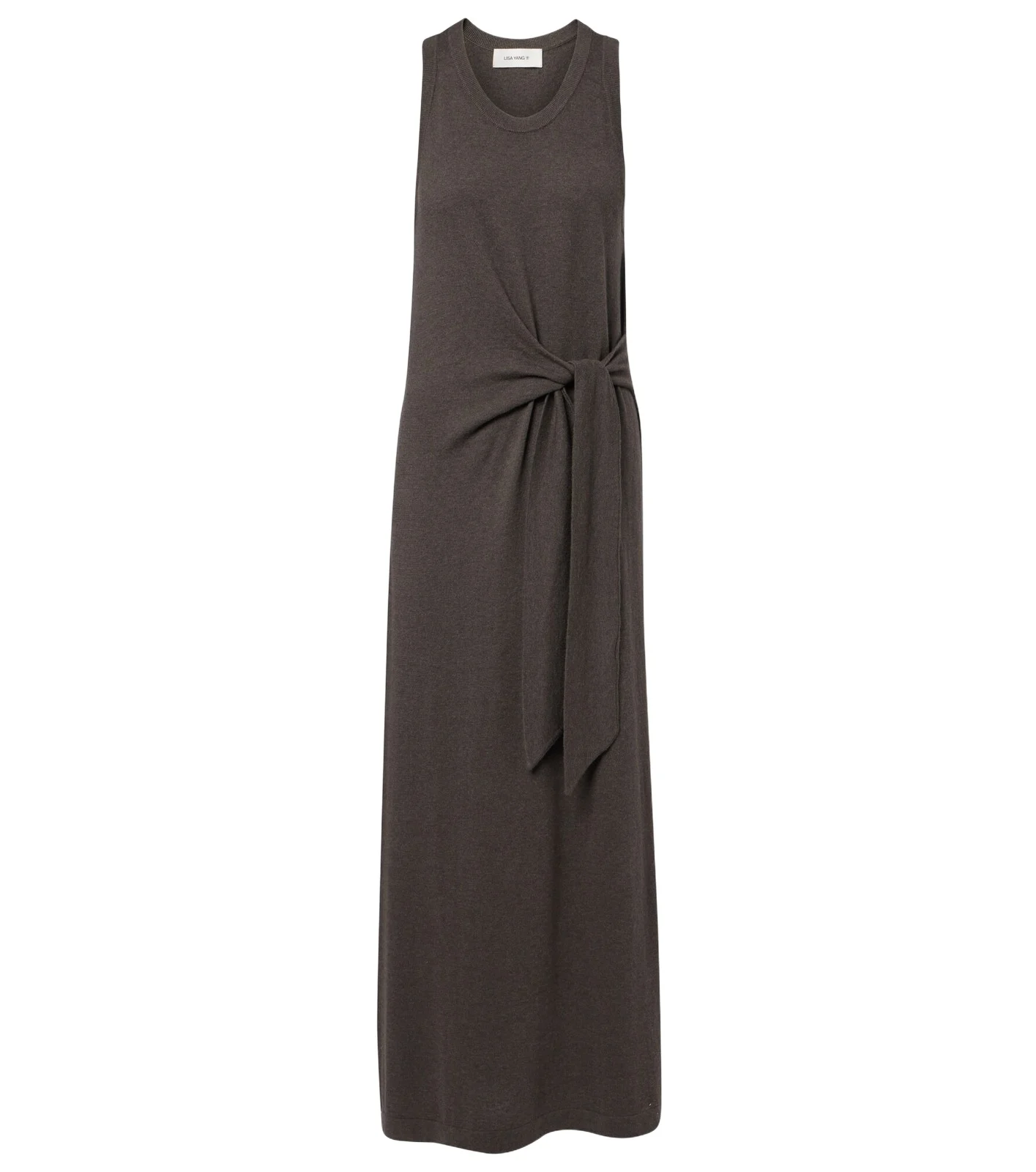 Angeline cotton and cashmere maxi dress