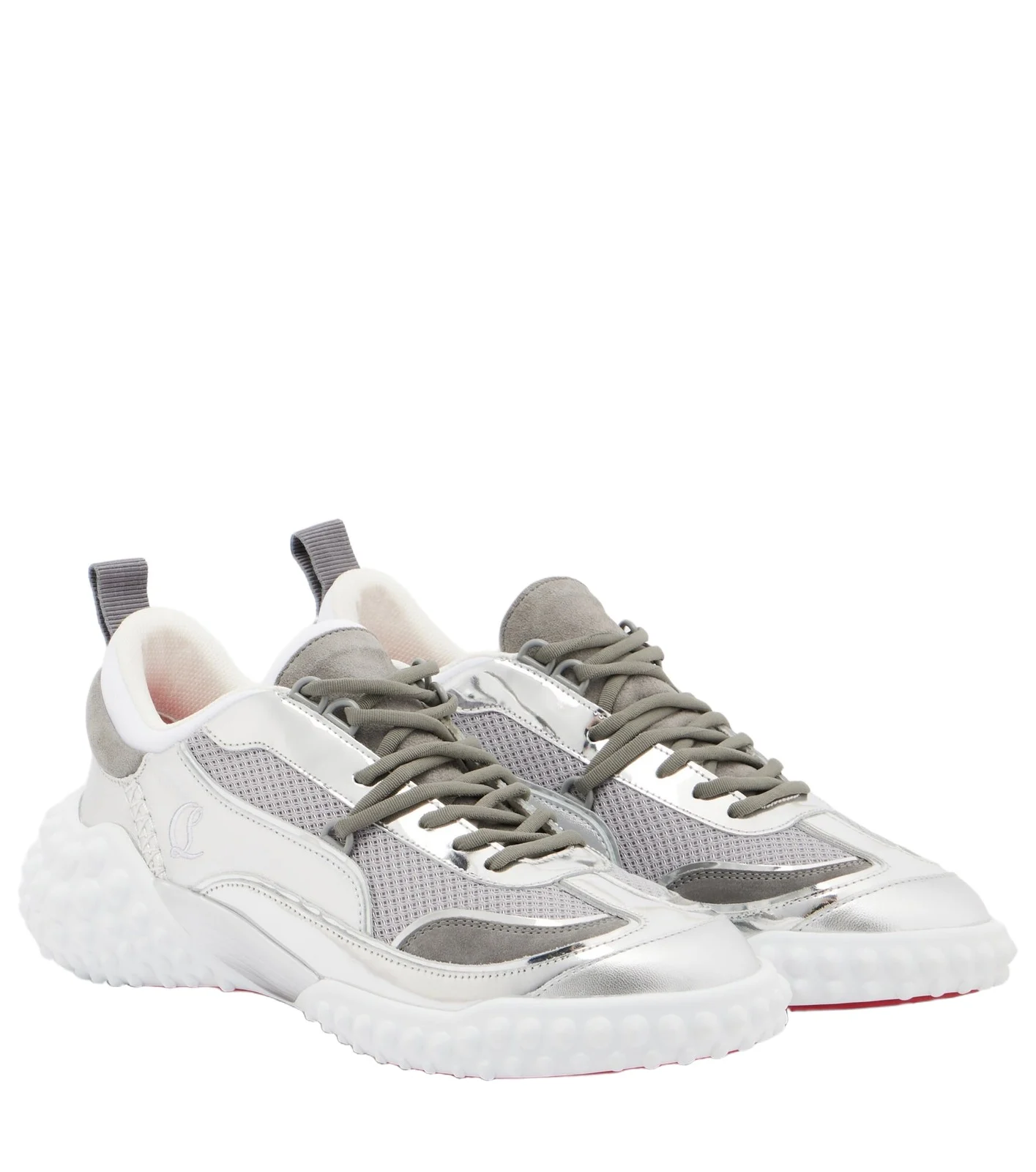 Mara suede and mesh sneakers