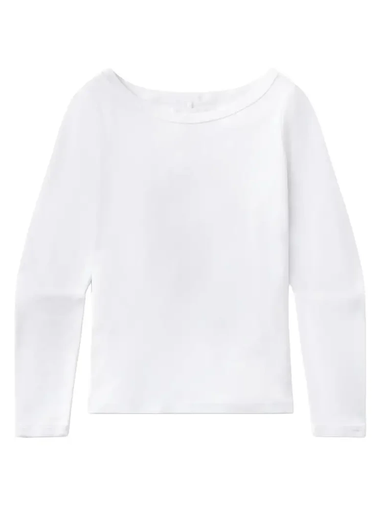 Boat Neck Slim Tee