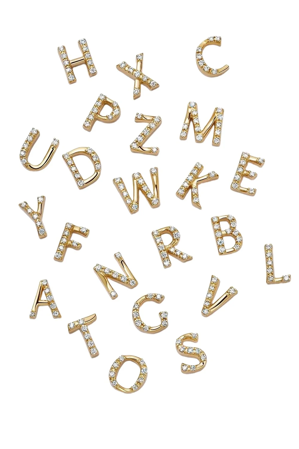Diamond Letter Charm Diamond Letter Charm