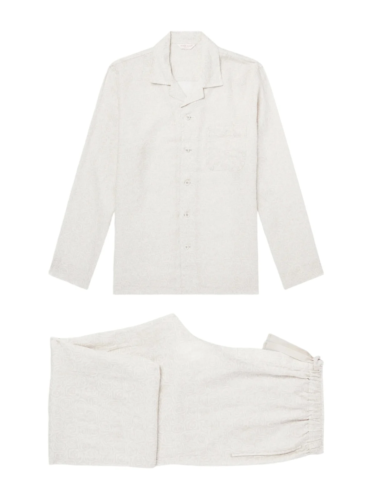 Milan 31 Printed Linen Pyjama Set - Men Milan 31 Printed Linen Pyjama Set - Men