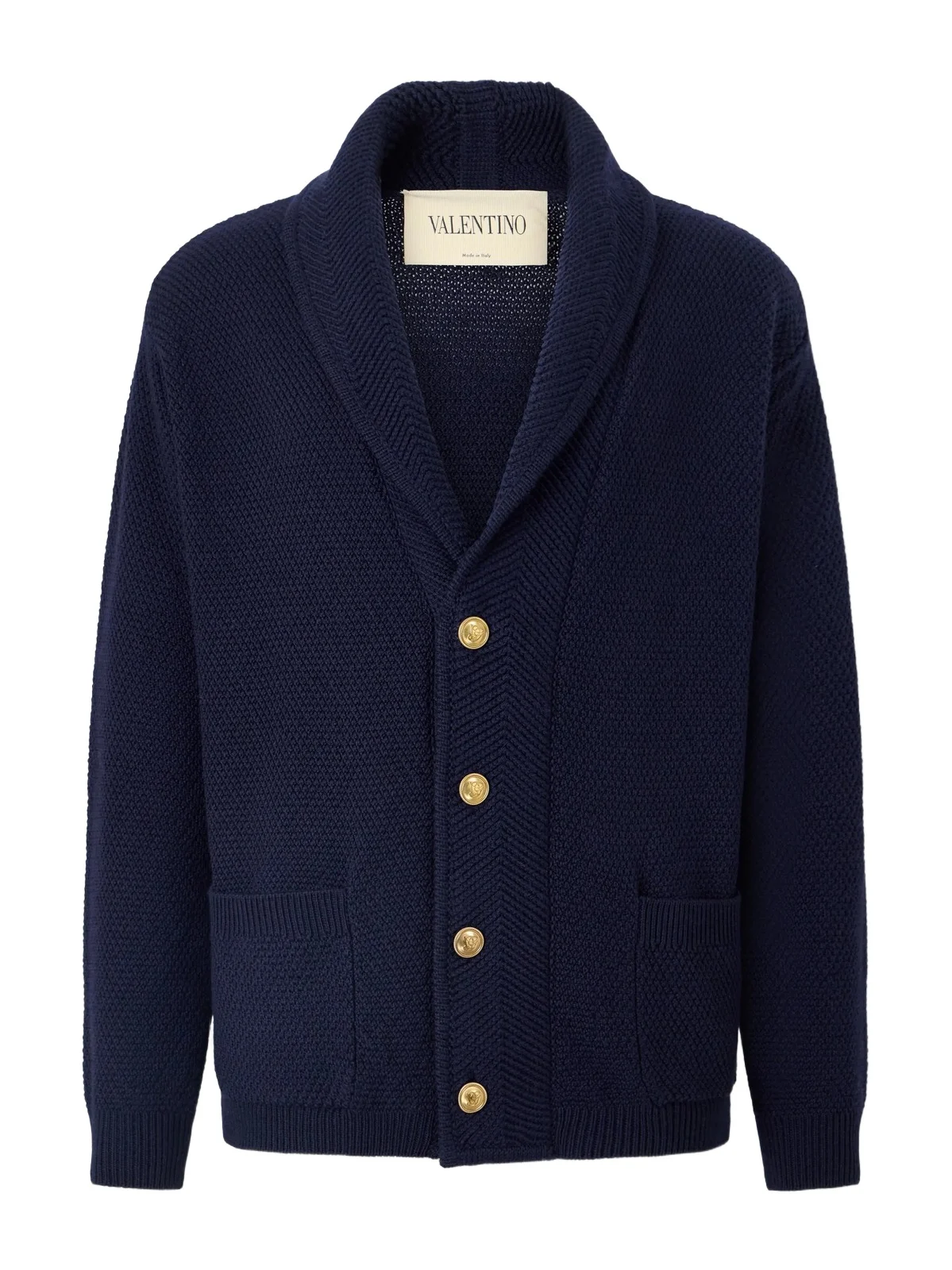 Knit Wool Cardigan - Men Knit Wool Cardigan - Men