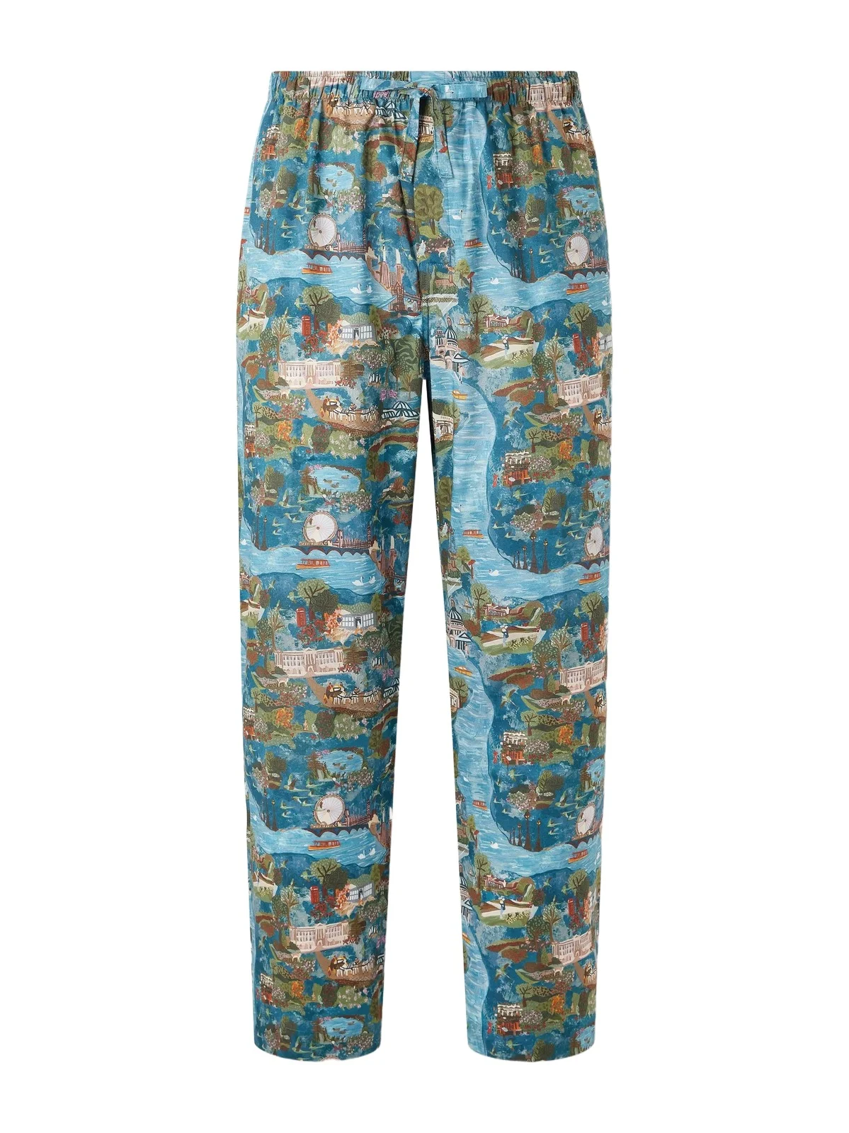 Ledbury 100 Printed Cotton Pyjama Trousers - Men Ledbury 100 Printed Cotton Pyjama Trousers - Men