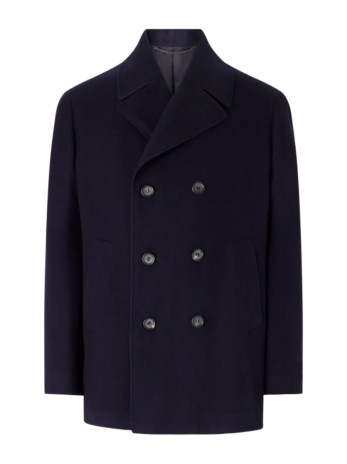 Double-Breasted Wool Jacket - Men Double-Breasted Wool Jacket - Men
