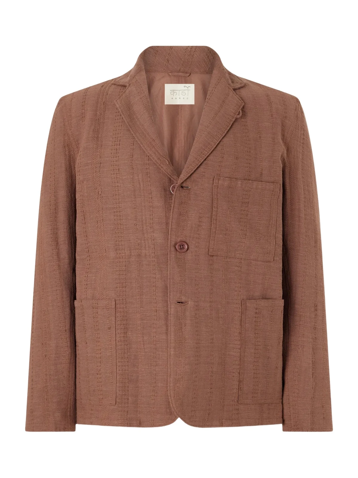 Kardo Somesh Cotton-Jacquard Suit Jacket - Men