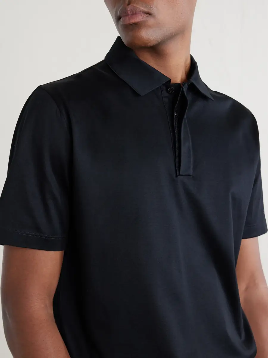 Canali Cotton-Jersey Polo Shirt - Men | Thumbnail 5