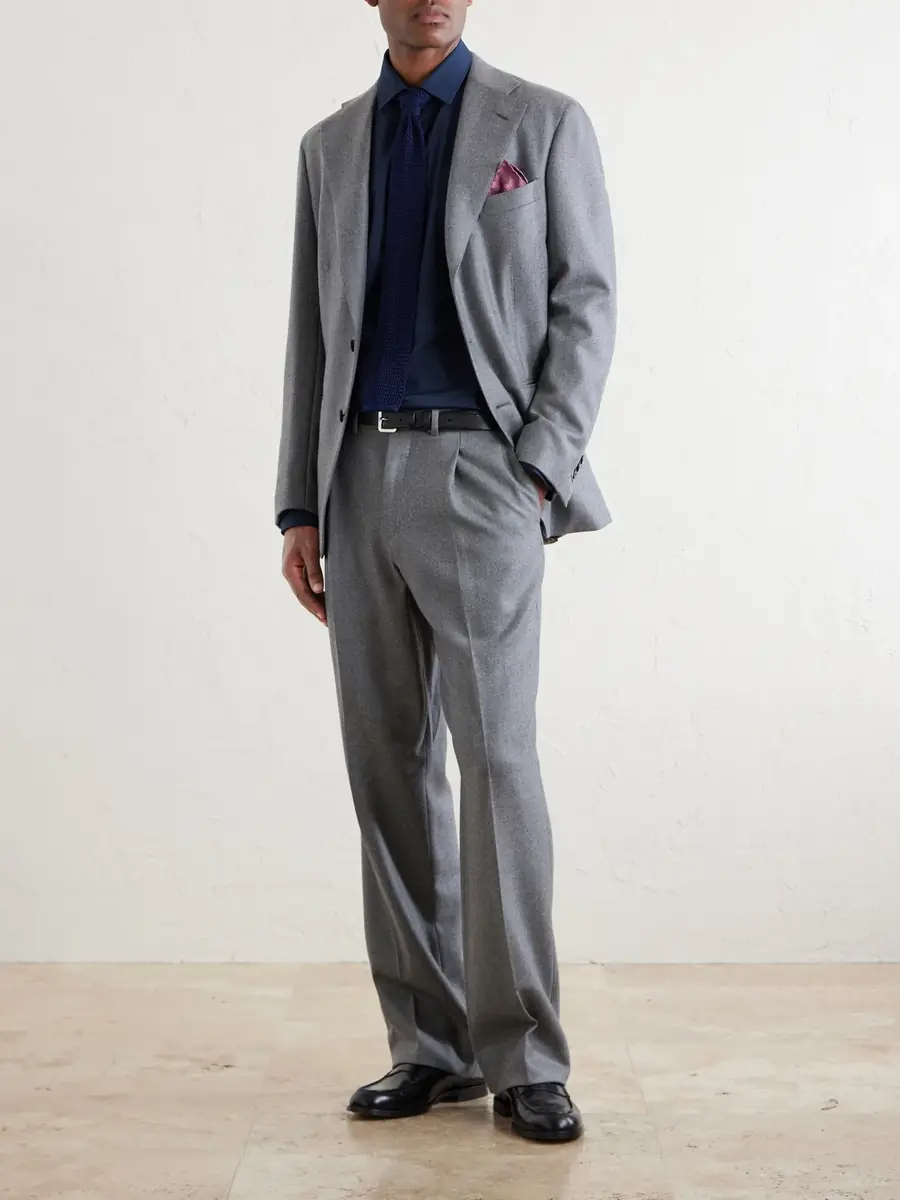 Canali Classic-Collar Cotton-Poplin Shirt - Men | Thumbnail 2