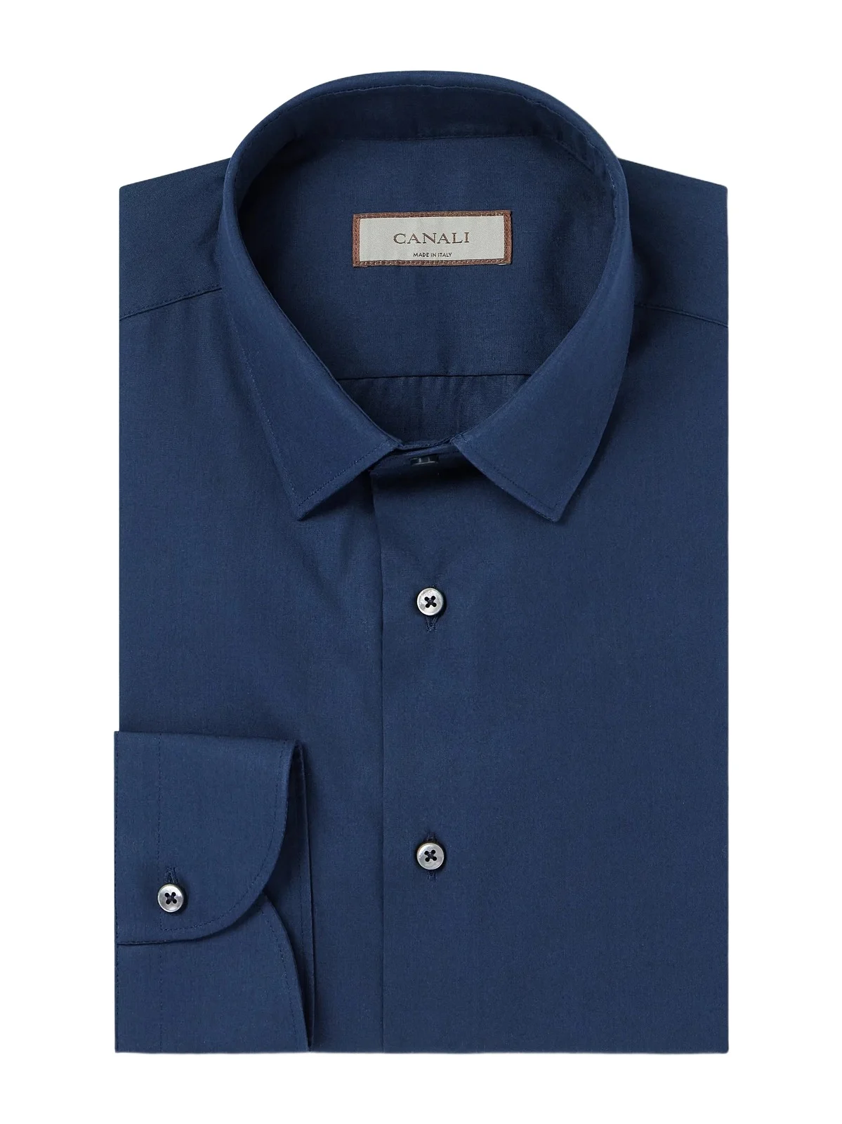 Classic-Collar Cotton-Poplin Shirt - Men Classic-Collar Cotton-Poplin Shirt - Men