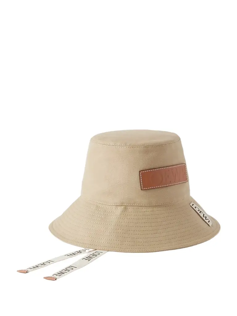 Loewe Paula’s Ibiza Logo-Appliquèd Cotton-Canvas Bucket Hat - Men | Image 1 Loewe Paula’s Ibiza Logo-Appliquèd Cotton-Canvas Bucket Hat - Men | Image 1