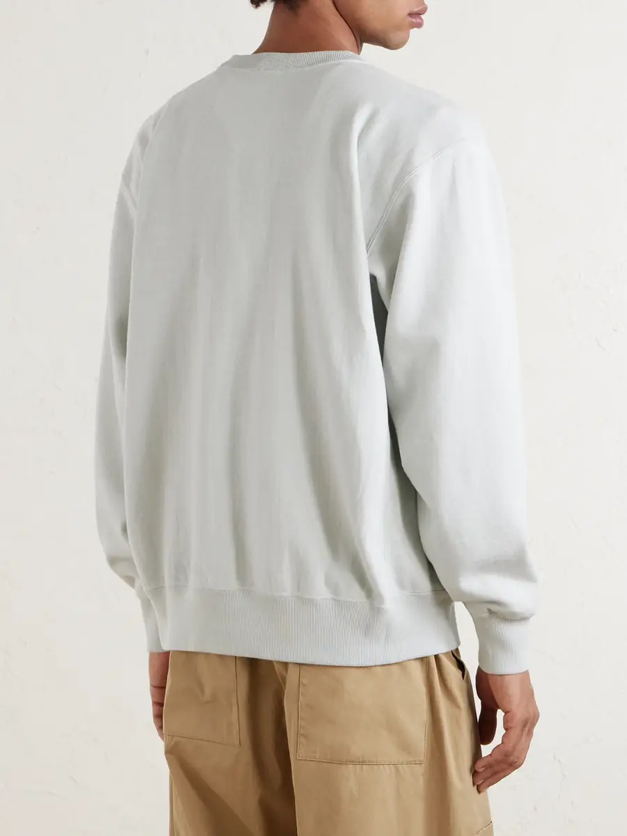 Auralee Cotton-Jersey Sweatshirt - Men | Thumbnail 4 Auralee Cotton-Jersey Sweatshirt - Men | Thumbnail 4