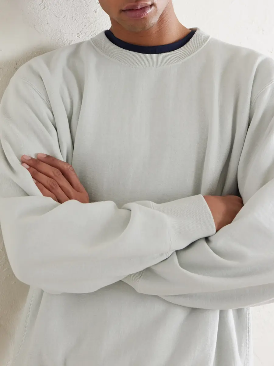 Auralee Cotton-Jersey Sweatshirt - Men | Thumbnail 5 Auralee Cotton-Jersey Sweatshirt - Men | Thumbnail 5